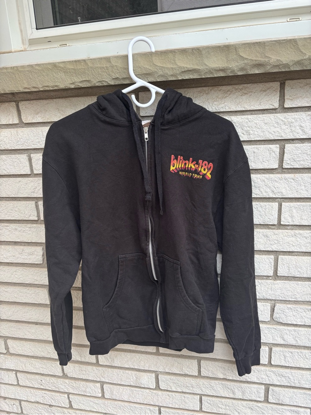 Blink-182 World Tour Zip Hoodie Medium Band Merch